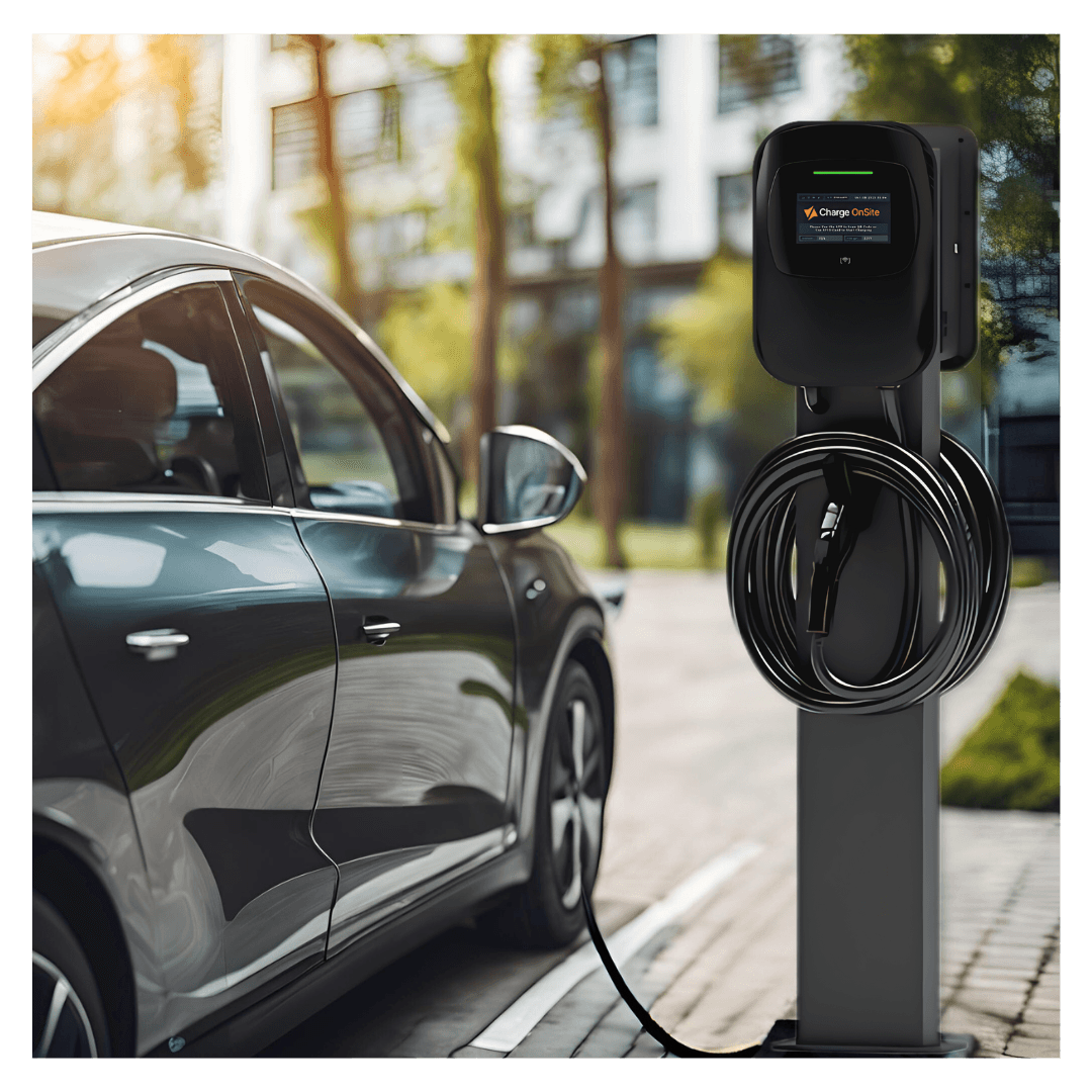 Charge OnSite EV Charger with Vehicle